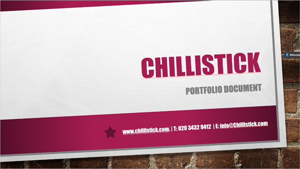 On Trade Supply | Chillistick Portfolio Document Of Products And Services Supplied To The On Trade