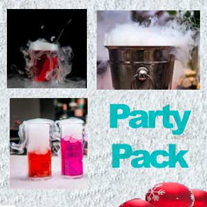 Chillistick Christmas & New Year Dry Ice Party Pack